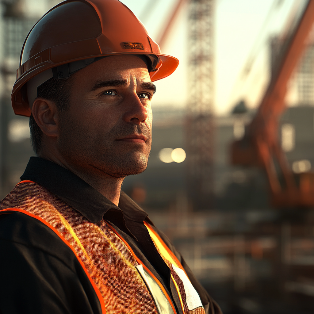 Image showing a construction worker